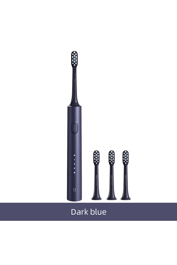 MIJIA T302 Dark blue MIJIA Sonic Electric Toothbrush Set T302 4 Brush Heads IPX8 Waterproof Wireles