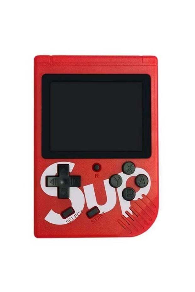 400-In-1 Rechargeable Durable And Safe Retro Box Console Game Toy For Kids-Red