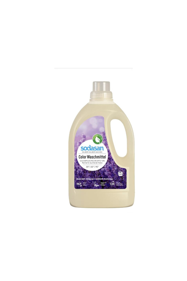 100% Natural Colour Laundry Liquid Lavender 1.5Kg