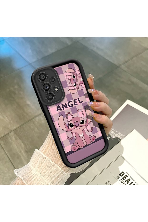 Samsung Galaxy A73 Compatible Black Silicone Case with Shockproof Camera Protection