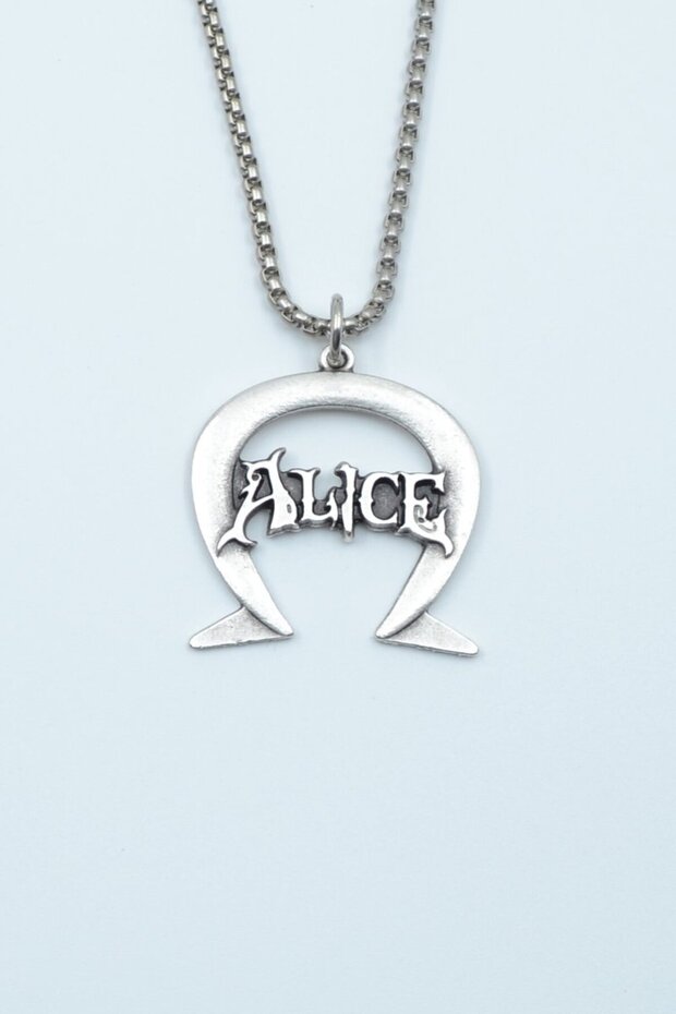 Alice Silver Plated Knitted Chain Necklace