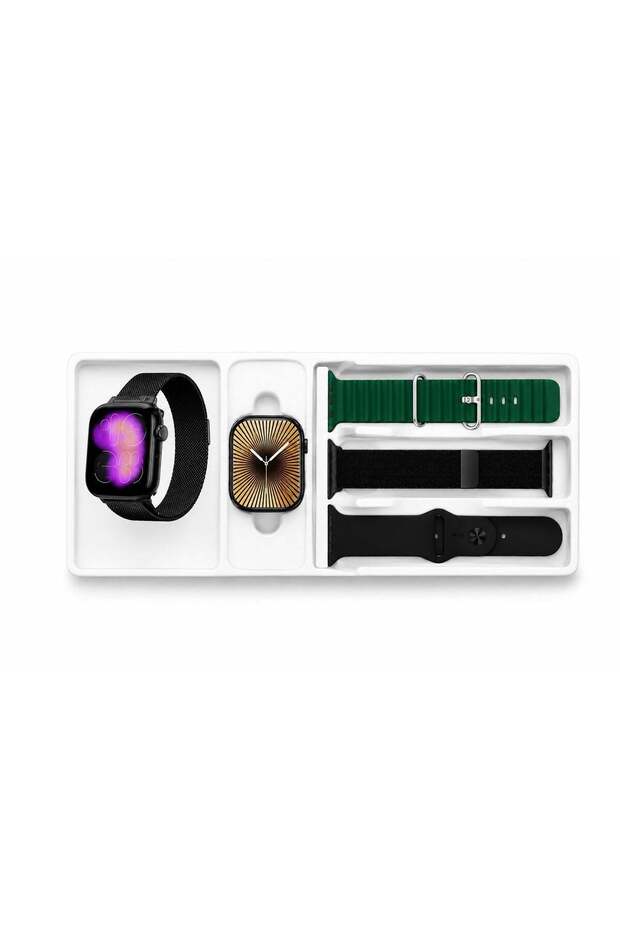 X65 Multi-Function Smart Watch with 3 Interchangeable Straps | Waterproof