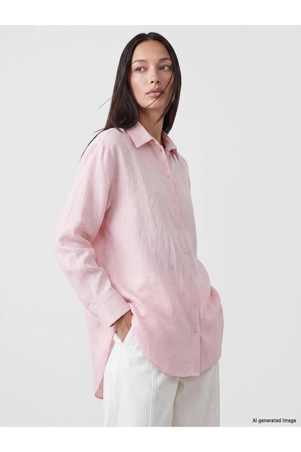 100% Cotton Women's Shirt Tunic (W6)