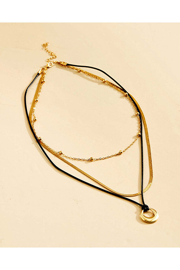 Women Gold Embellished Necklace