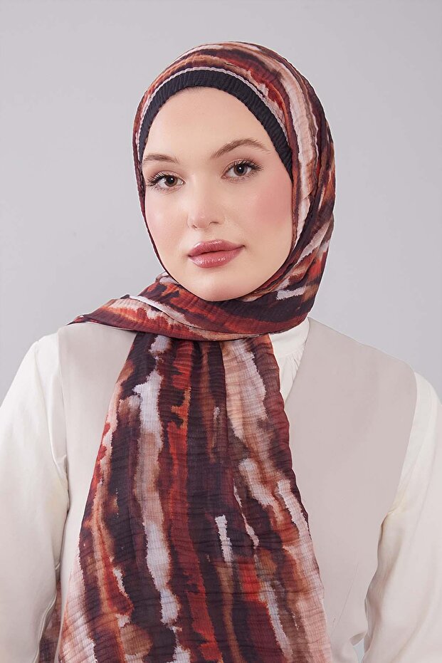 شال قطني من الموسلين بنمط هارمال