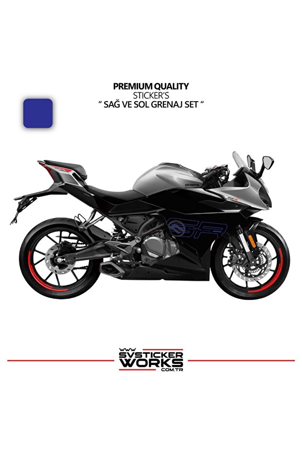 CFMOTO 250SR Grenage ملصق مجموعة اليمين اليسار نموذج ملصق ملصق عالي الجودة