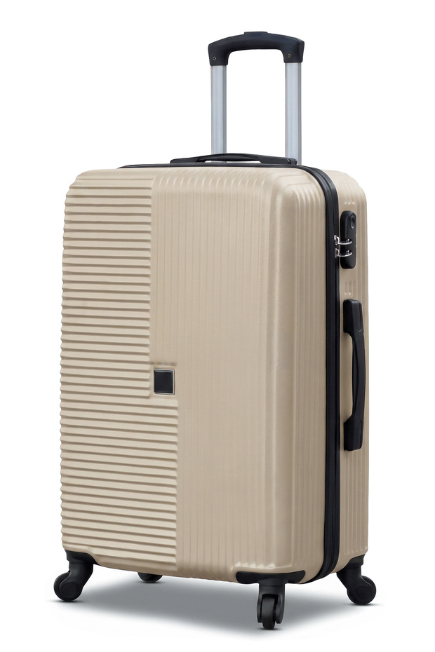 Hard Shell Horizo Vertic ABS Lightweight 24 Inch (20-25kg) Luggage, Combination Lock Suitcase