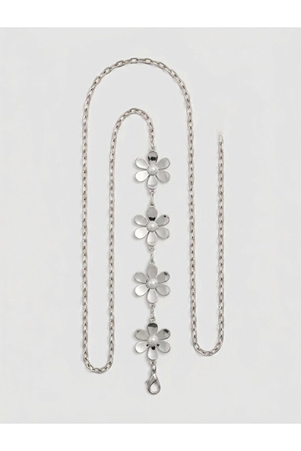 Daisy Figured Pearl Chain Belt Dress Belt Shirt Belt Jacket Belt Trouser Belt