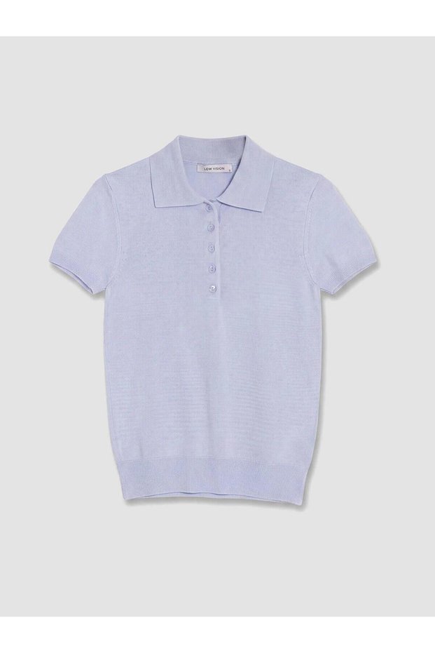 Polo Collar Women's Knitwear Sweater (W6)