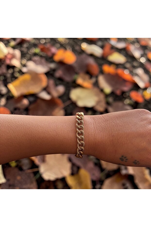 Xuping Rose Gold Zircon Stone Detailed Bracelet