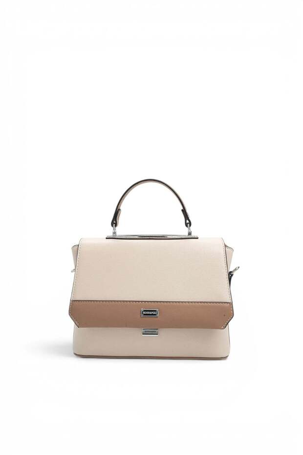 Beige - Latte Plain Women's Crossbody Bag Sp838