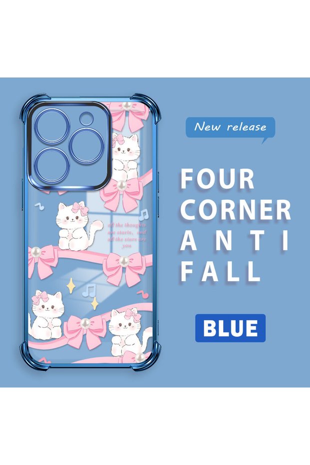 Infinix Smart 8/8 Pro Compatible Transparent Back Four Corners Reinforced Impact Protection Silicone Case