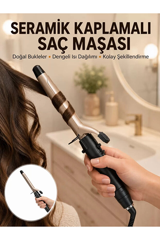 25mm Ceramic Curling Iron: Next-Generation Styler for Thick Curls and Voluminous Waves