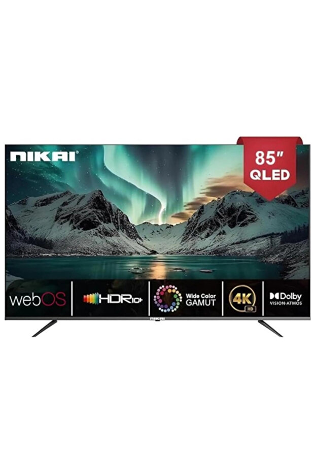 شاشة QLED مقاس 85 بوصة - نظام WebOS - NIK85MEU4QLED