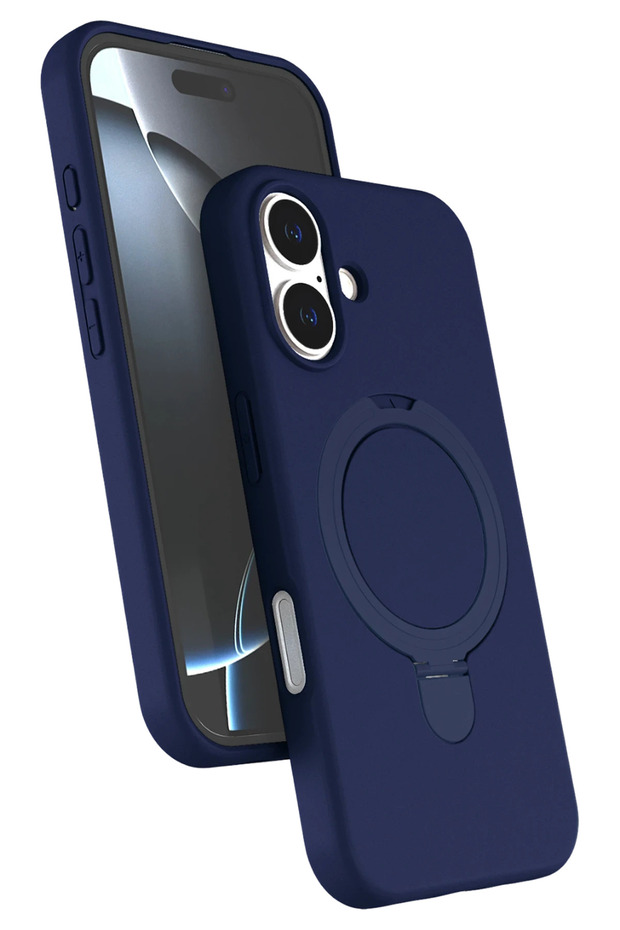 Aconcept iPhone 16 Regal Cover with Magsafe Stand (92928) - Navy Blue