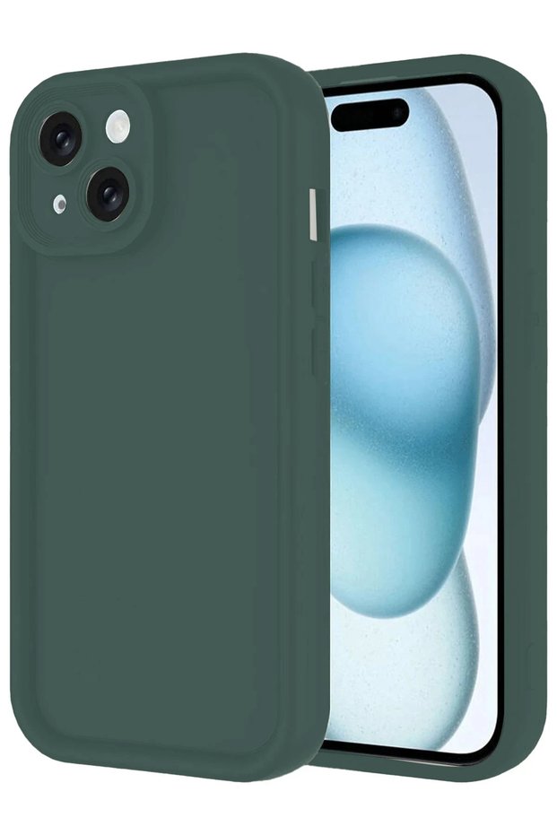Concepta Newface iPhone 14 Case Viera Silicone - (30125) Dark Green
