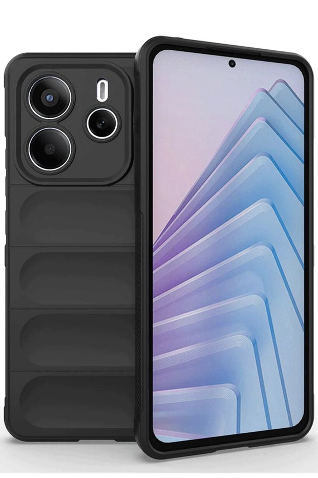 Aconcept Redmi Note 14 4g Case Optimum Silicone (100637) - Black