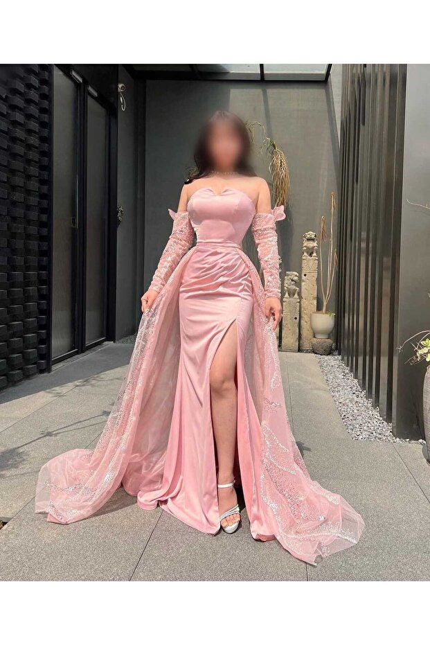 فستان لحمي سهره
