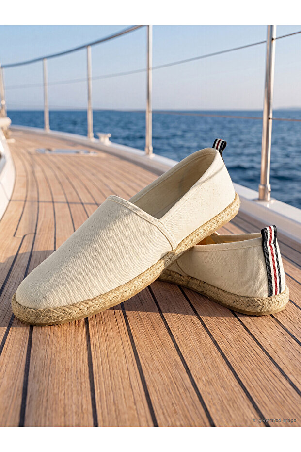 Trendlucky Men's Espadrilles with Straw Soles