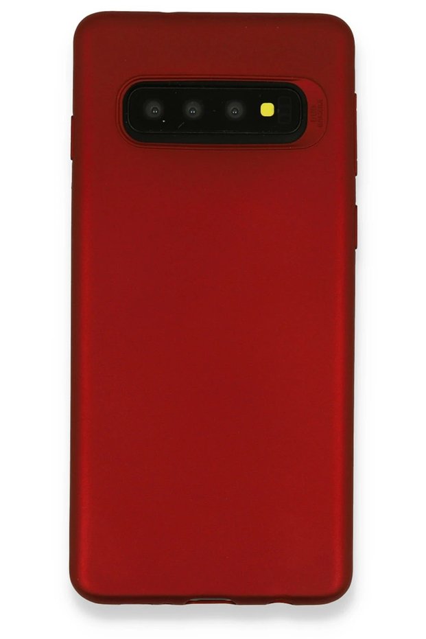 Aconcept Galaxy S10 Plus Case First Silicone (15623) - Burgundy