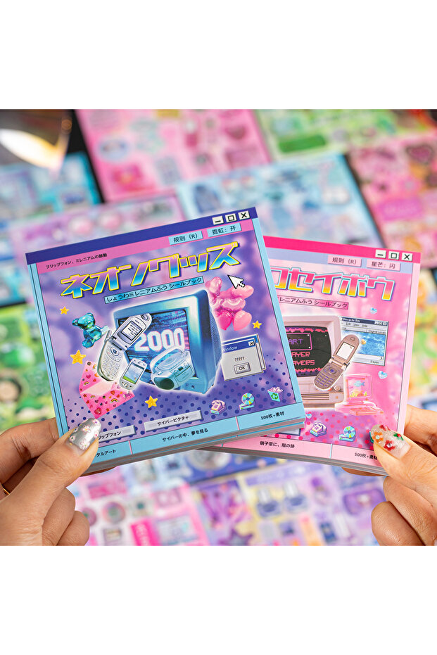 AB 20/40pcs Future Theme Die Cut Stickers Book Cartoon Decorative Handmade Scrapbooking Diary Sticke