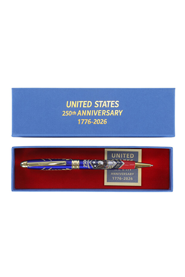 VAKIND 1PCS 250th Anniversary Commemorative Ballpoint Pen 1776-2026 Commemorative Collector Pen for
