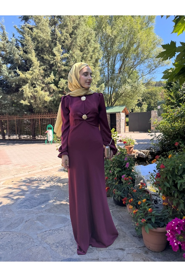 Lal Tesettür Abiye