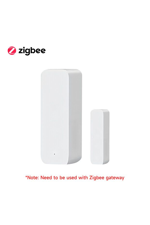 مستشعر ذكي للأبواب والنوافذ بتقنية Zigbee WiFi وZigbee3.0 2MQTT، جهاز إنذار أمان من Tuya، يكتشف الفتح/الإغلاق