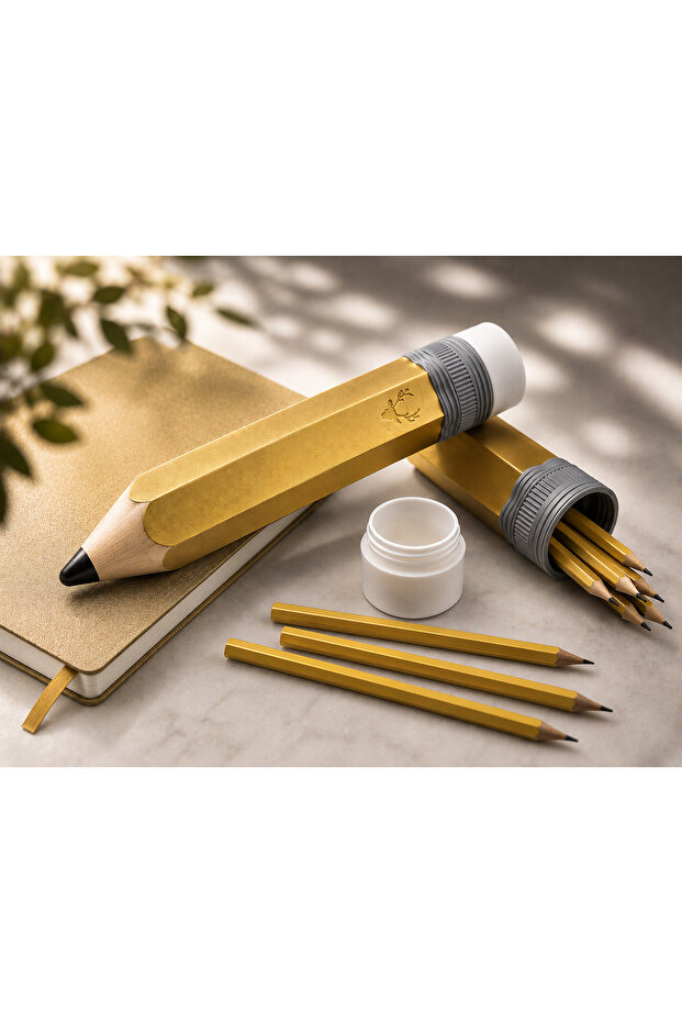 Giant Pencil-Shaped Pen Case – 32X6 cm Decorative 3D Printing Pen Holder and Pen Storage Box