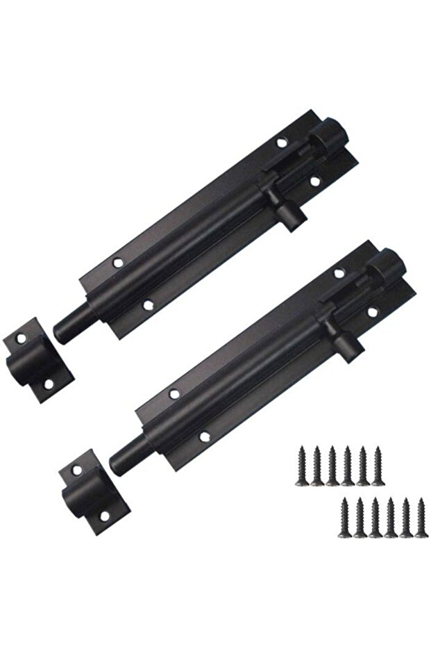 Two-ring latch - Sunlight latch - Stainless steel sliding latch - Suitable for front doors