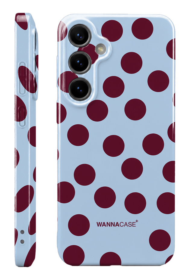 Samsung S25 Fe Light Polka Dot Essential Slim Full Coverage Glossy Print Camera Protected Hard Phone Case