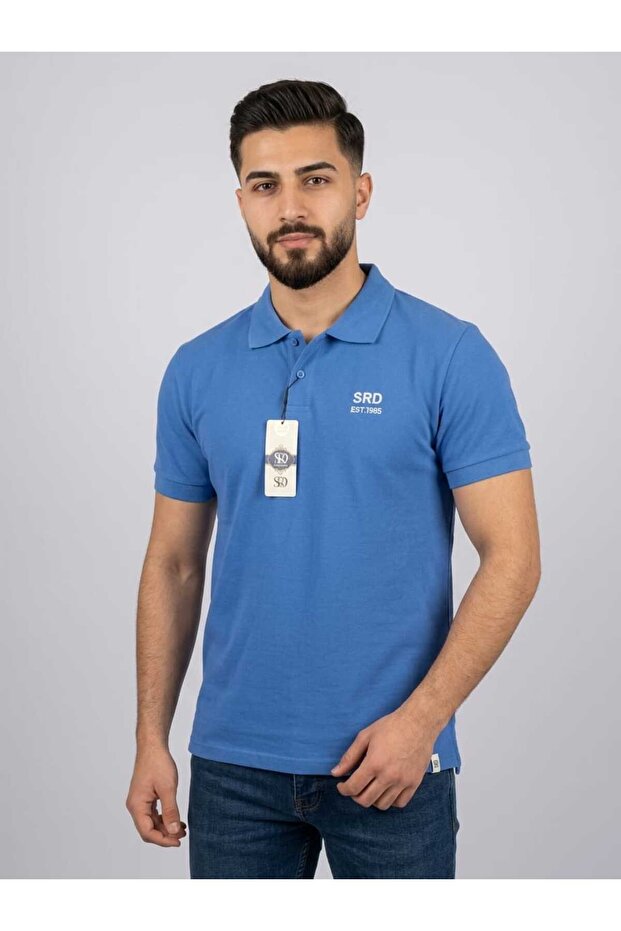 SRD Baskılı Polo Yaka Tshirt