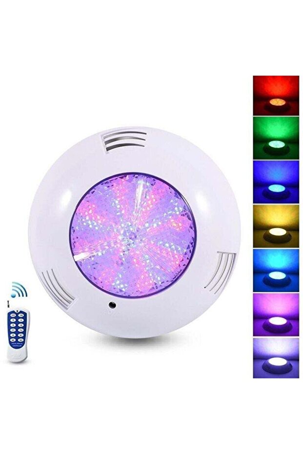 35W IP68 Waterproof Submersible RGB LED Pool Light with Remote (12V AC)
