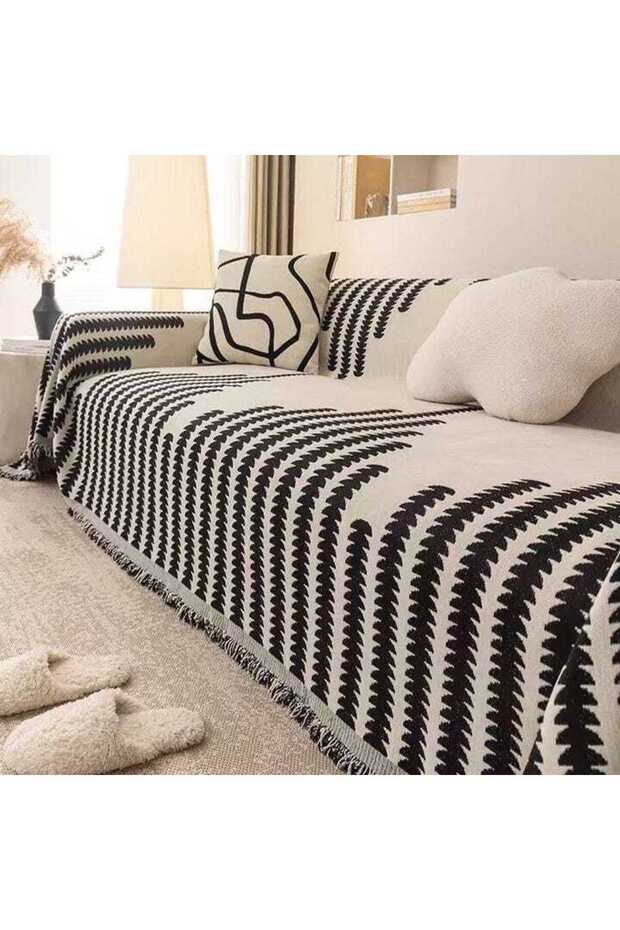Chenille sofa cover, scratch-resistant, non-slip furniture cover, home décor, pet-friendly, 180x260 cm