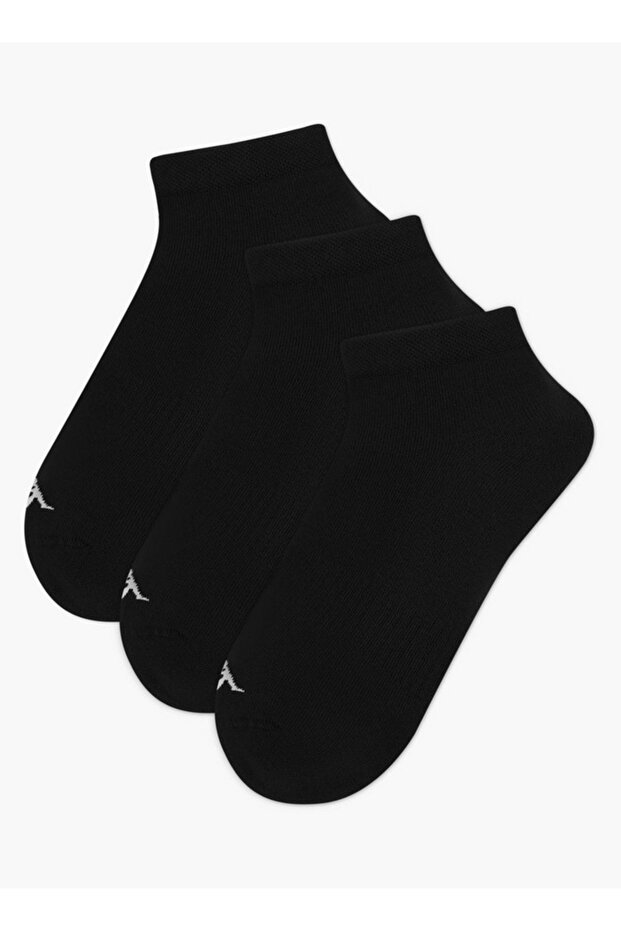 3 أزواج من جوارب تدريب الكاحل للرجال بنسيج تيري نصف سميك