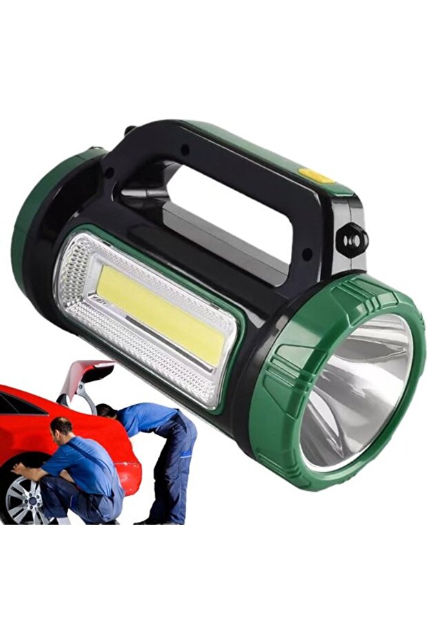 Generic Solar Flashlight Portable LED Waterproof External Emergency Battery Compact Survival Gear Men Women Reading