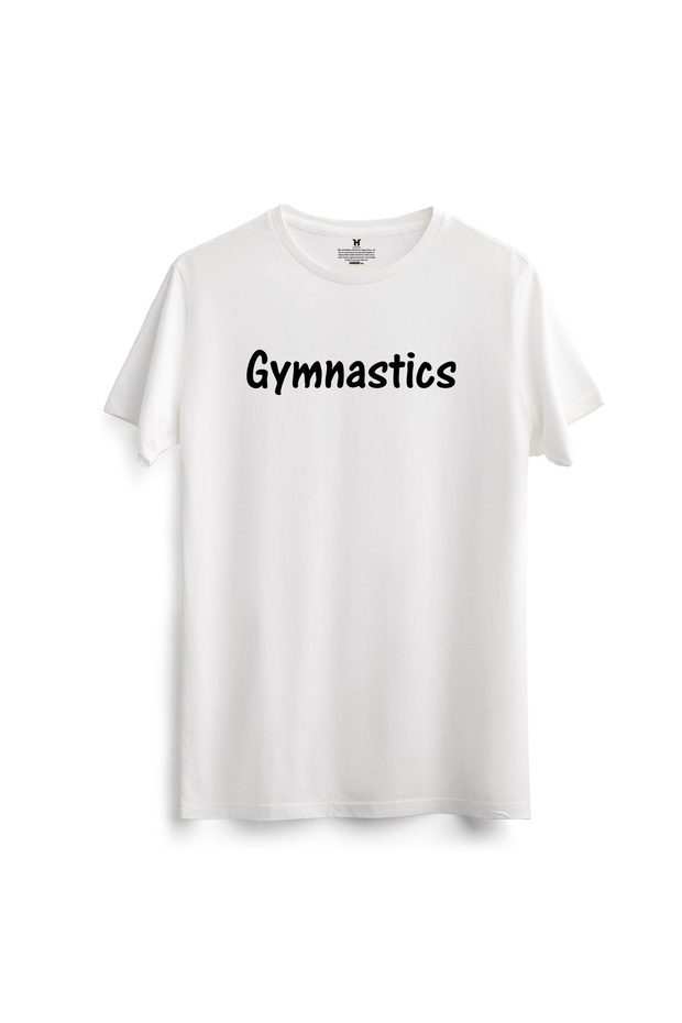 Cimnastik Printed Cotton T-Shirt Gymnastics Gymnastic