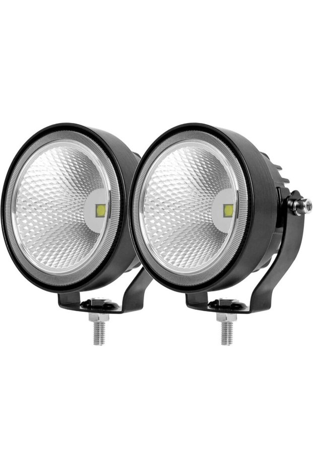 x 4 inch LED POD for Off-Road Truck 4WD SUV Boat Autonomous Driving Fog Light LED Lamp (White Flood 2Pcs)