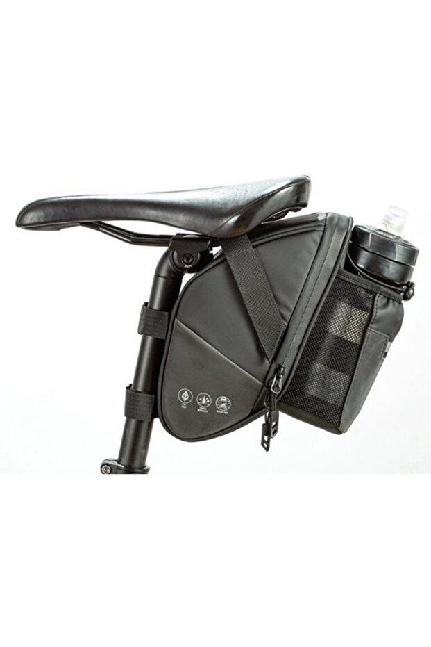 1.5L reflective saddle/handlebar bag.