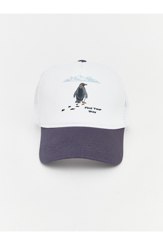 Two Mt Shop Quality Penguin Printed Boy's Cap Hat