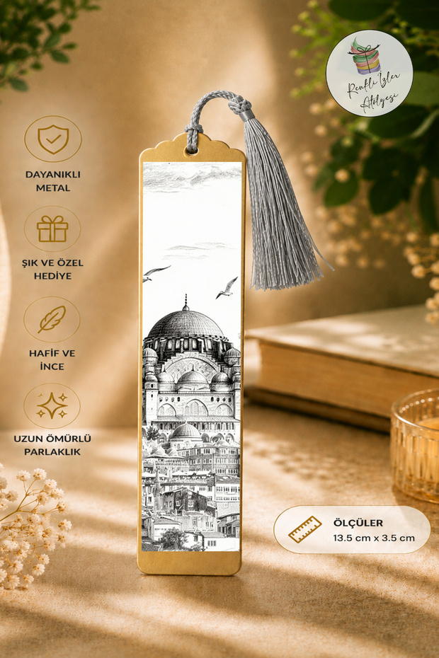 Artistic Design Metal Bookmark