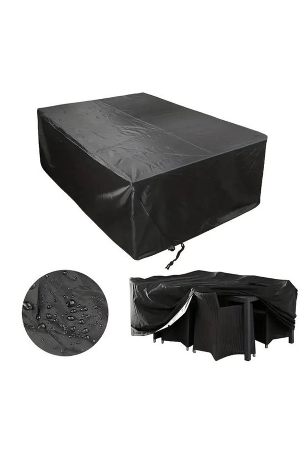 Garden furniture cover, made of 210D Oxford cloth, waterproof and dustproof, suitable for sofas other - 242*162*100 cm / 95*64*39 inches