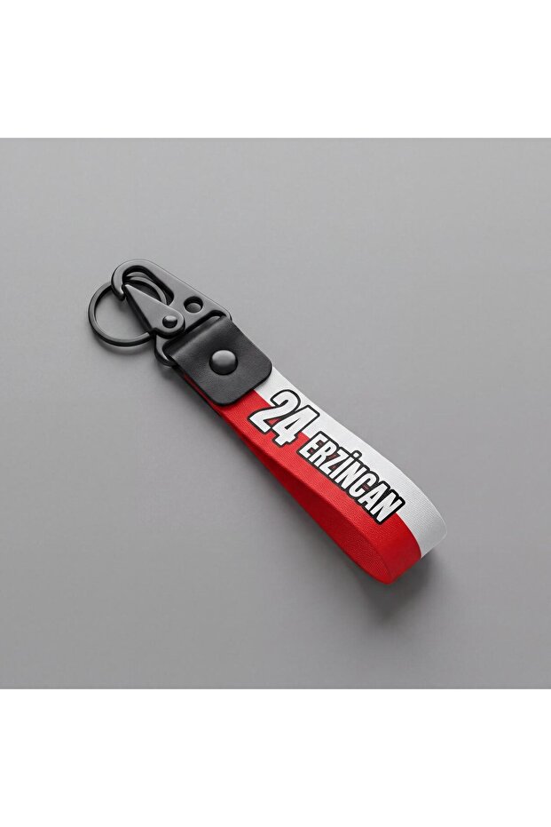 24 Erzi̇ncan Designed Fabric Car Motorcycle Keychain