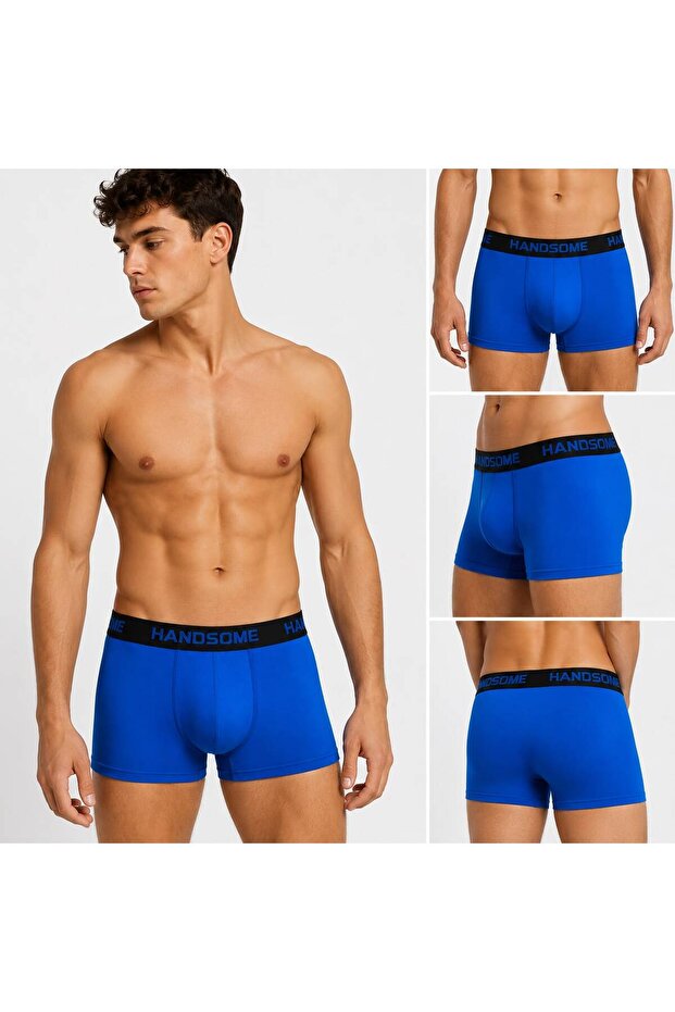 Men's Lycra Cobalt Blue Boxer.