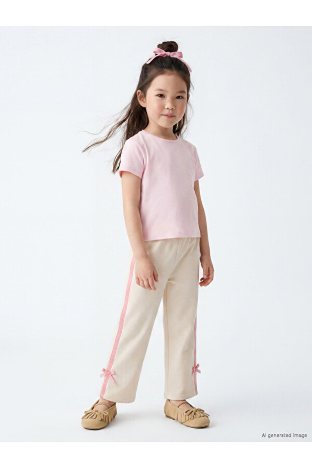 Esvab • Modern & Distinctive Girls' Sweatpants with Waist Drawstring