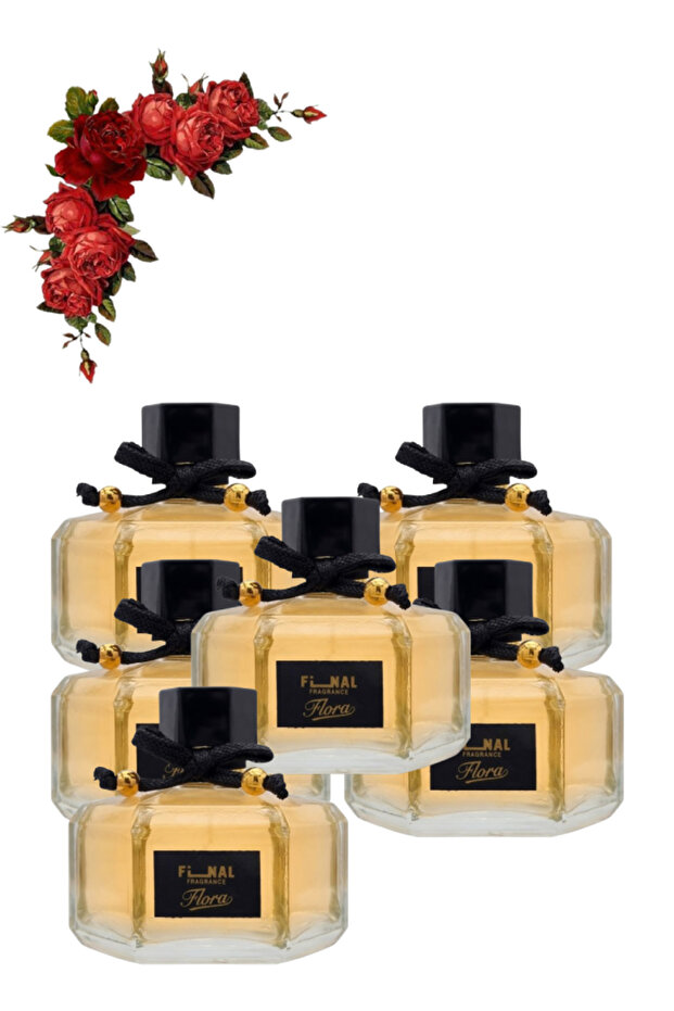 6 قطع عطر فلورا 100 مل