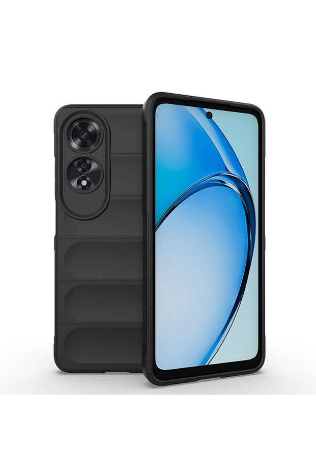 Oppo A60 Case with Camera Protection Flexible Silicone Finger Strip