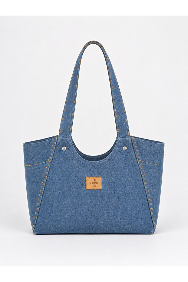 Au Jour Denim Shoulder Bag