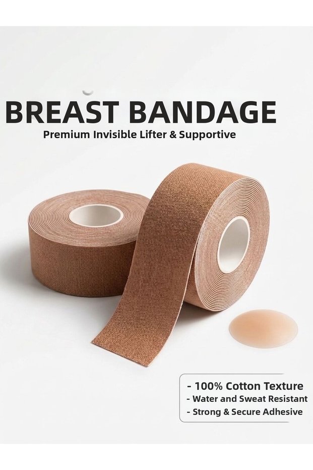 Chest Tape Adhesive Invisible Bra Tape Breast Gathering Tape for Strapless Dress