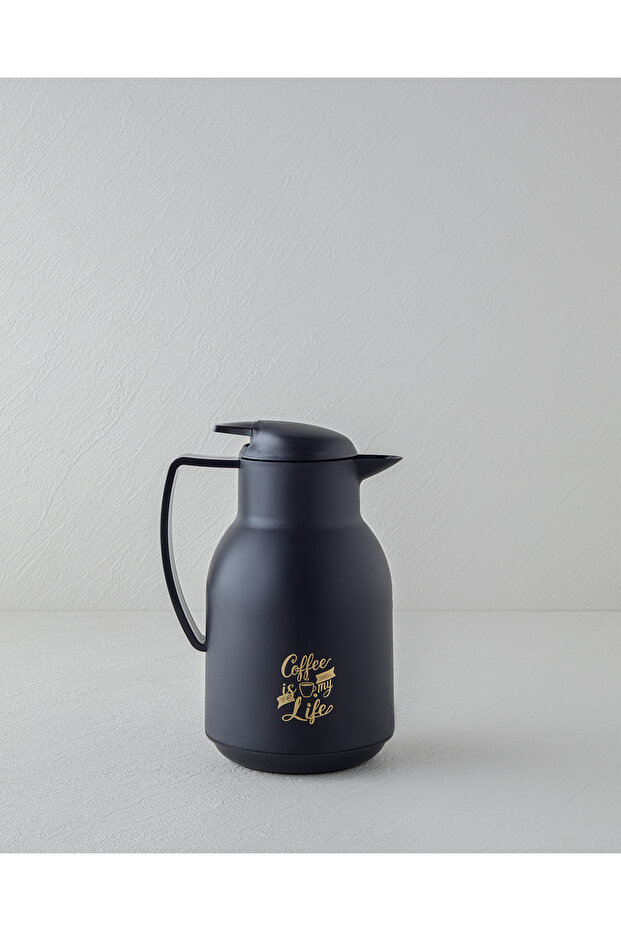 Good Mood Leora Pp – Glass Thermos 1L Black